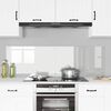 vidaXL Πίσω Πάνελ Κουζίνας Διαφανές 80 x 50 cm σκληρυμένο γυαλί
