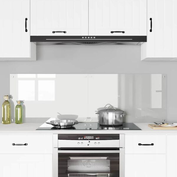 vidaXL Πίσω Πάνελ Κουζίνας Διαφανές 80 x 50 cm σκληρυμένο γυαλί