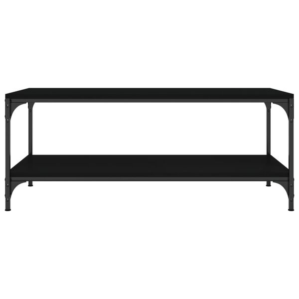 vidaXL Τραπεζάκι Σαλονιού Μαύρο 100 x 50 x 40 εκ. Επεξεργασμένο Ξύλο