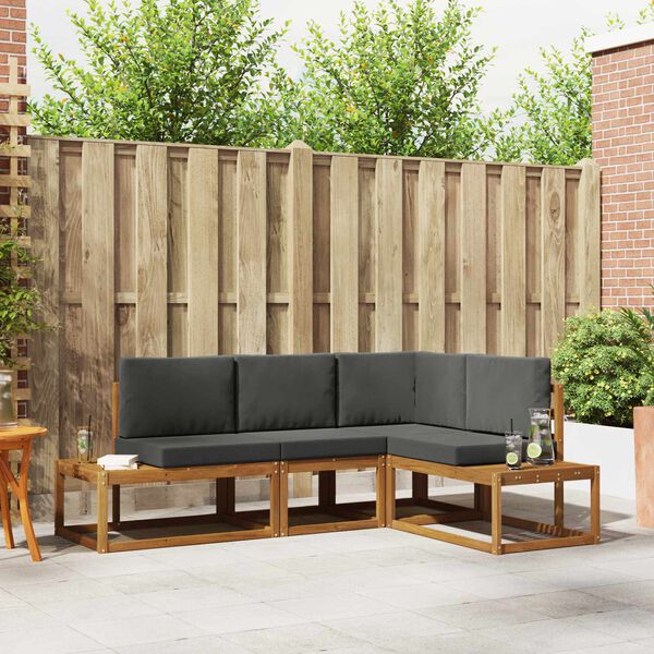 vidaXL &Sigma;&epsilon;&iota;&rho;ά &Kappa;&alpha;&nu;&alpha;&pi;έ &Epsilon;&xi;&omega;&tau;&epsilon;&rho;&iota;&kappa;&omicron;ύ 4 &Tau;&epsilon;&mu;ά&chi;&iota;&omicron; &Phi;&upsilon;&sigma;&iota;&kappa;ό &kappa;&alpha;&iota; &Alpha;&nu;&theta;&rho;&alpha;&kappa;ί