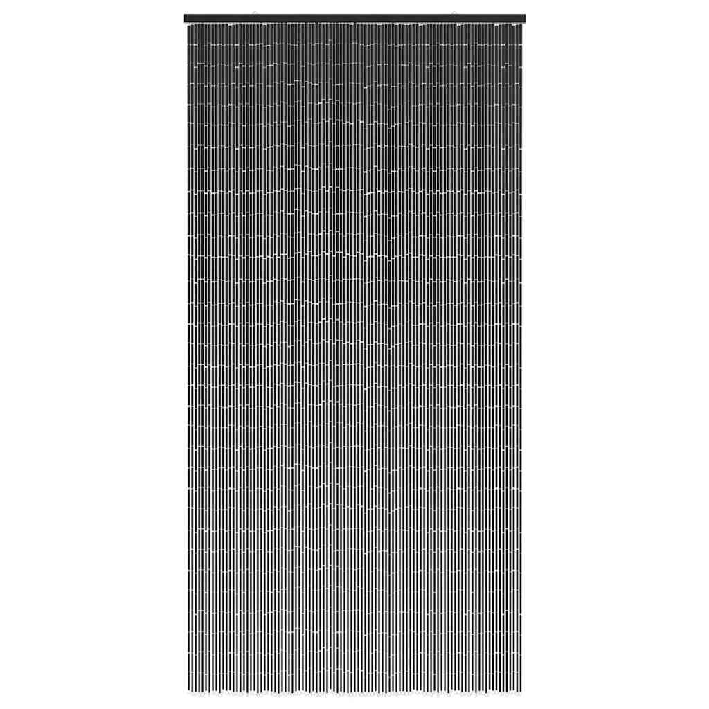 vidaXL Έντομο κουρτίνα πόρτας Σκούρο γκρι 100x200 cm Μπαμπού