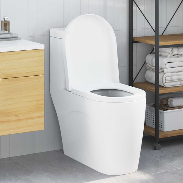 vidaXL Λεκάνη Λευκό 48 x 36.5 x 4.5 εκ Πολυπροπυλένιο