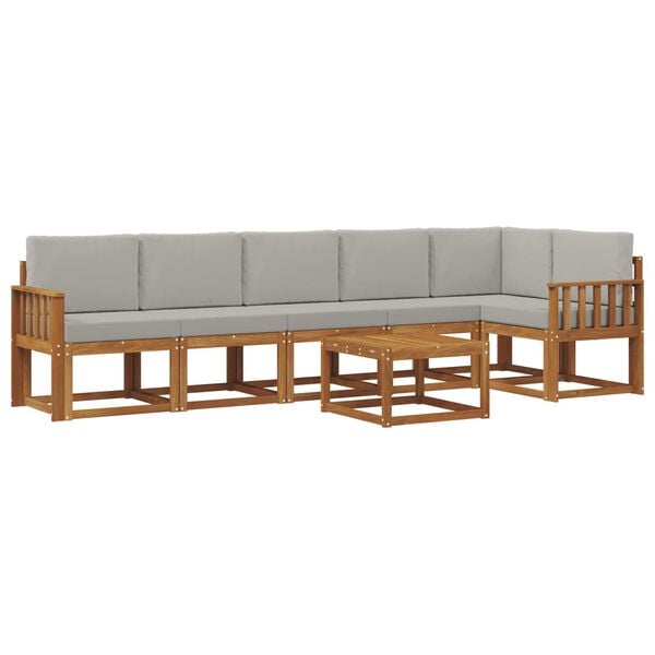 vidaXL &Sigma;&epsilon;&iota;&rho;ά &Kappa;&alpha;&nu;&alpha;&pi;έ &Epsilon;&xi;&omega;&tau;&epsilon;&rho;&iota;&kappa;&omicron;ύ 7 pcs &Phi;&upsilon;&sigma;&iota;&kappa;ό &kappa;&alpha;&iota; &Alpha;&nu;&omicron;&iota;&chi;&tau;ό &Gamma;&kappa;&rho;&iota;