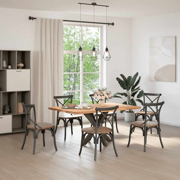 vidaXL &Tau;&rho;&alpha;&pi;&epsilon;&zeta;&alpha;&rho;ί&alpha; &mu;&epsilon; &Pi;ό&delta;&iota;&alpha; &sigma;&epsilon; &Sigma;&chi;ή&mu;&alpha; &Alpha;&rho;ά&chi;&nu;&eta;&sigmaf; &Mu;&alpha;ύ&rho;&omicron; 85x85x(72-73) &epsilon;&kappa;. &Alpha;&tau;&sigma;ά&lambda;&iota;