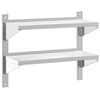 vidaXL &Rho;ά&phi;&iota; &Tau;&omicron;ί&chi;&omicron;&upsilon; 2 &Epsilon;&pi;&iota;&pi;. &Alpha;&sigma;&eta;&mu;ί 75x30x60 &epsilon;&kappa;. &Alpha;&nu;&omicron;&xi;&epsilon;ί&delta;&omega;&tau;&omicron; &Alpha;&tau;&sigma;ά&lambda;&iota;