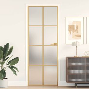 vidaXL &Epsilon;&sigma;&omega;&tau;&epsilon;&rho;&iota;&kappa;ή &Pi;ό&rho;&tau;&alpha; &Chi;&rho;&upsilon;&sigma;ή 76 x 201,5 &epsilon;&kappa;. &Psi;&eta;&mu;έ&nu;&omicron; &Gamma;&upsilon;&alpha;&lambda;ί & &Alpha;&lambda;&omicron;&upsilon;&mu;ί&nu;&iota;&omicron;