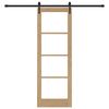 vidaXL Συρόμενη Πόρτα ORKDAL Καφέ 73.5 x 211 εκ Ξύλο και μέταλλο