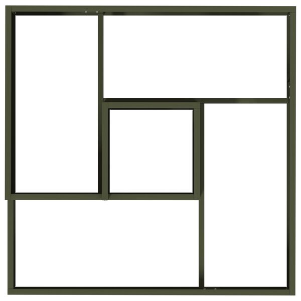 vidaXL Γλάστρα Ελαιόχρωμου 80x80x50 cm