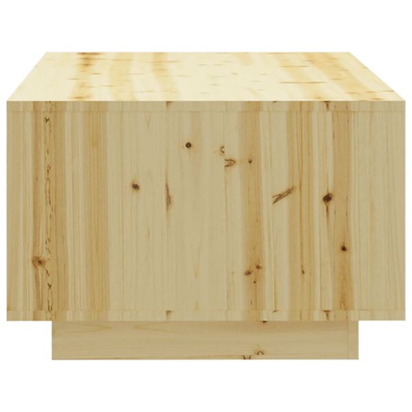 vidaXL Τραπεζάκι Σαλονιού 110 x 50 x 33,5 εκ. από Μασίφ Ξύλο Ελάτης
