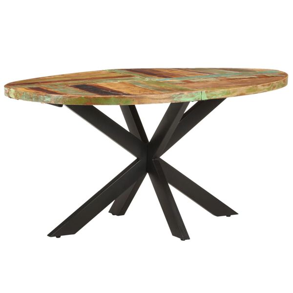 vidaXL Τραπεζαρία 160 x 90 x 75 εκ. από Μασίφ Ανακυκλωμένο Ξύλο