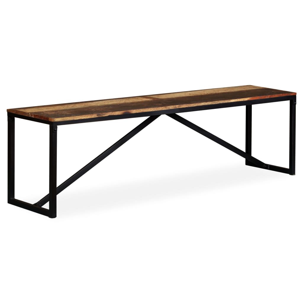 vidaXL Πάγκος 160 x 35 x 45 εκ. από Μασίφ Ανακυκλωμένο Ξύλο