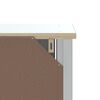 vidaXL Ντουλάπι Μπάνιου BERG Λευκό 40 x 34 x 110 εκ. Μασίφ Ξύλο Πεύκου
