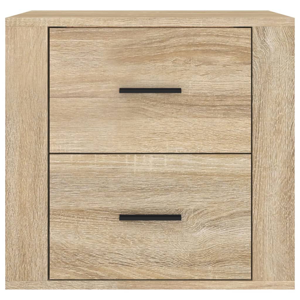 vidaXL Κομοδίνα Επιτοίχιο Sonoma Δρυς 50x36x47 εκ.
