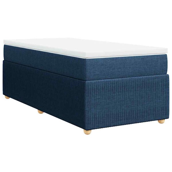 vidaXL &Kappa;&rho;&epsilon;&beta;ά&tau;&iota; Boxspring &mu;&epsilon; &Sigma;&tau;&rho;ώ&mu;&alpha; &Mu;&pi;&lambda;&epsilon; 90x190 &epsilon;&kappa;.&Upsilon;&phi;&alpha;&sigma;&mu;ά&tau;&iota;&nu;&omicron;