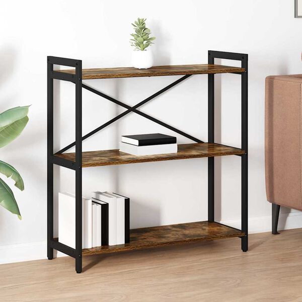 vidaXL &Rho;ά&phi;&iota; &Beta;&iota;&beta;&lambda;ί&omega;&nu; &Kappa;&alpha;&pi;&nu;&iota;&sigma;&tau;ό &Delta;&rho;ύ&sigmaf; 80 x 30 x 85 cm &Epsilon;&pi;&epsilon;&xi;&epsilon;&rho;&gamma;&alpha;&sigma;&mu;έ&nu;&omicron; &xi;ύ&lambda;&omicron;