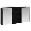 vidaXL &Sigma;&epsilon;&tau; &Nu;&tau;&omicron;&upsilon;&lambda;&alpha;&pi;&iota;ώ&nu; &Mu;&pi;ά&nu;&iota;&omicron;&upsilon; 3 &tau;&mu;&chi;. 126 x 16 x 62.5 &epsilon;&kappa;.