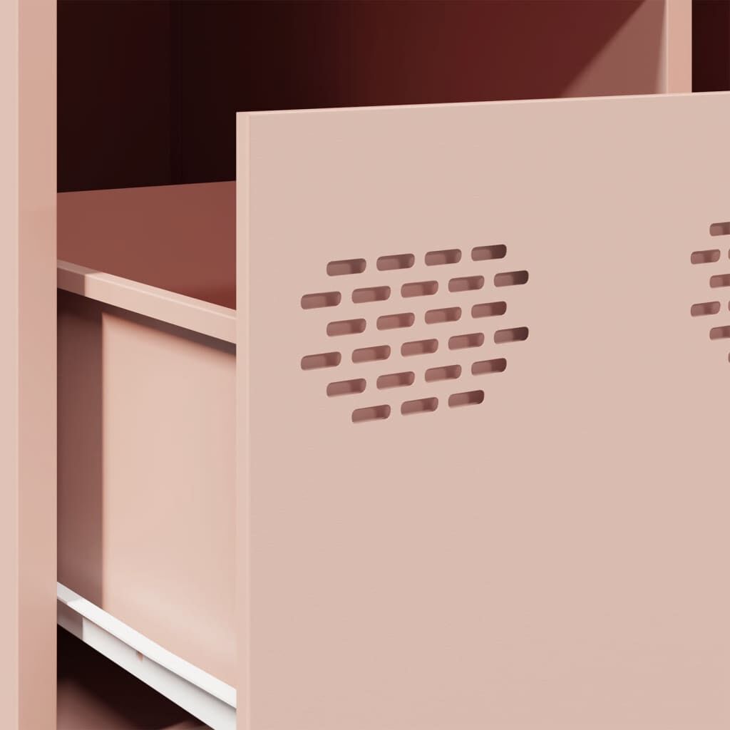 vidaXL Έπιπλο Τηλεόρασης Ροζ 68x50x43,5 εκ. Χάλυβας Ψυχρής Έλασης
