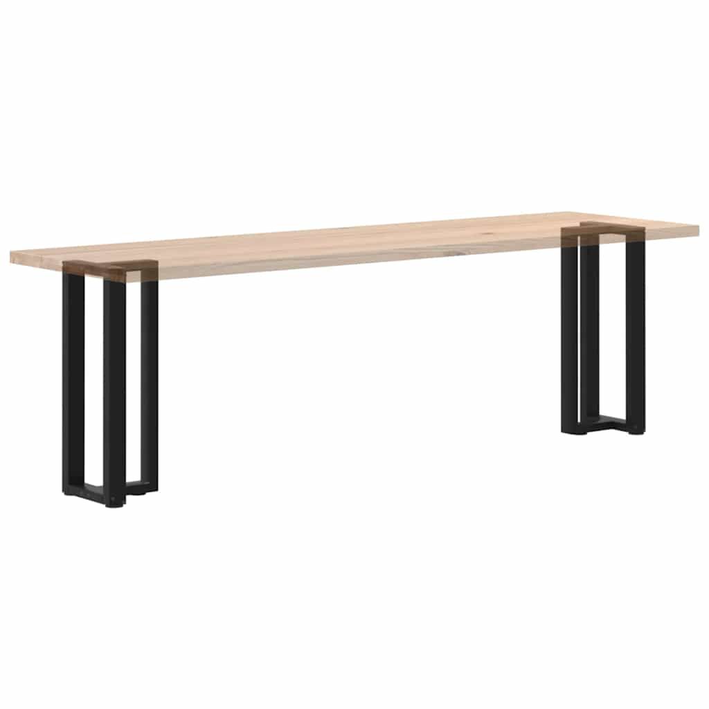 vidaXL Πόδια Κονσόλας σε Σχήμα Τ, 2 τεμ. Μαύρο 25x28x(72-73) εκ. Ατσάλι
