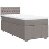 vidaXL &Kappa;&rho;&epsilon;&beta;ά&tau;&iota; Boxspring &mu;&epsilon; &Sigma;&tau;&rho;ώ&mu;&alpha; Taupe 90x190 &epsilon;&kappa;.&Upsilon;&phi;&alpha;&sigma;&mu;ά&tau;&iota;&nu;&omicron;