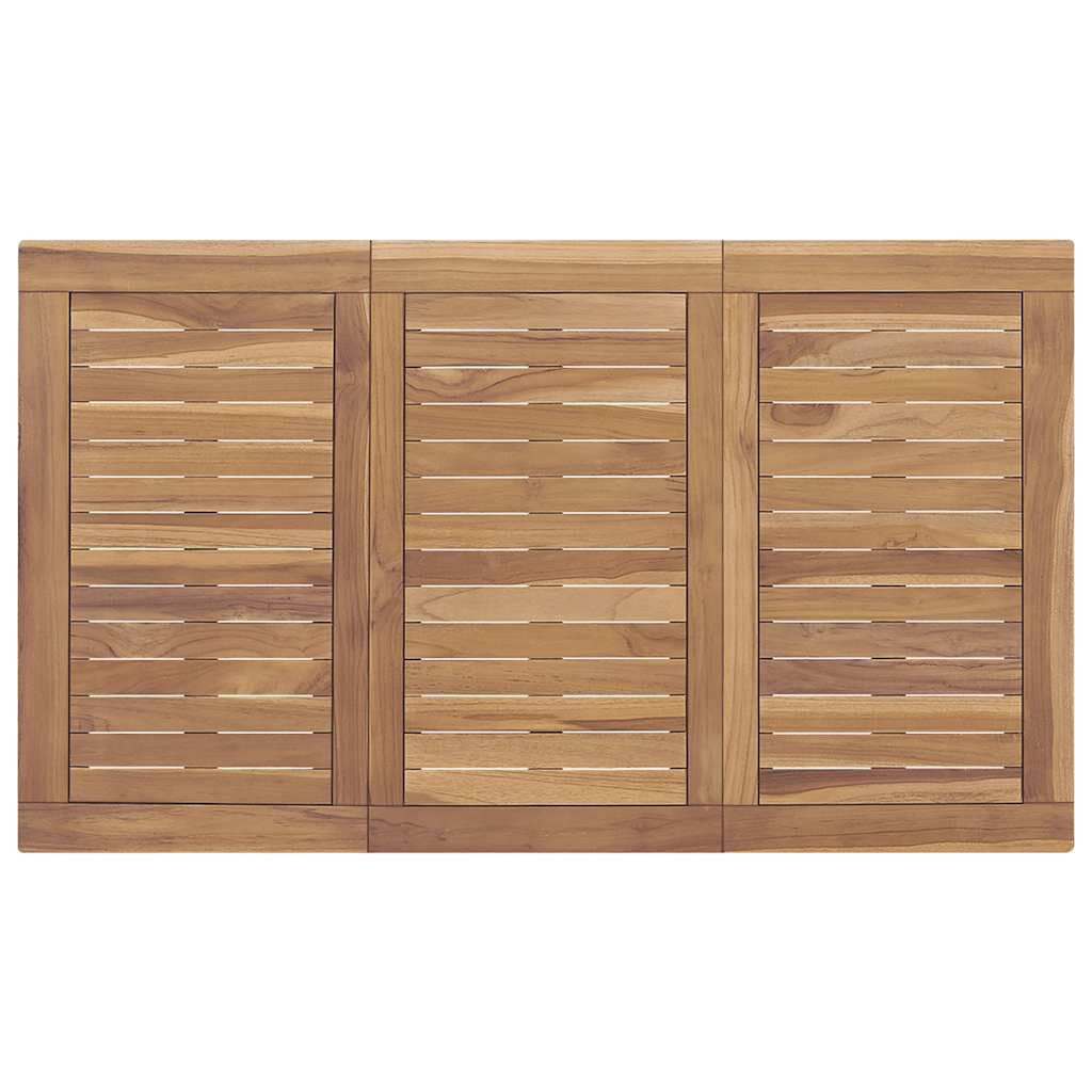 vidaXL Τραπεζαρία Κήπου 120 x 70 x 77 εκ. από Μασίφ Ξύλο Teak