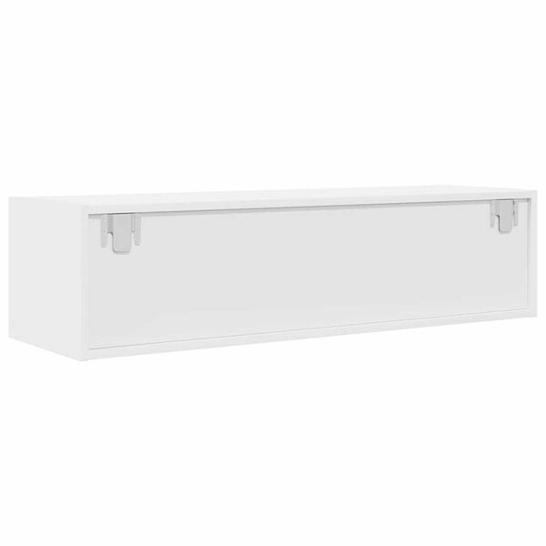 vidaXL Ντουλάπι TV Λευκό 100 x 31 x 25.5 εκ. Επεξεργασμένο ξύλο