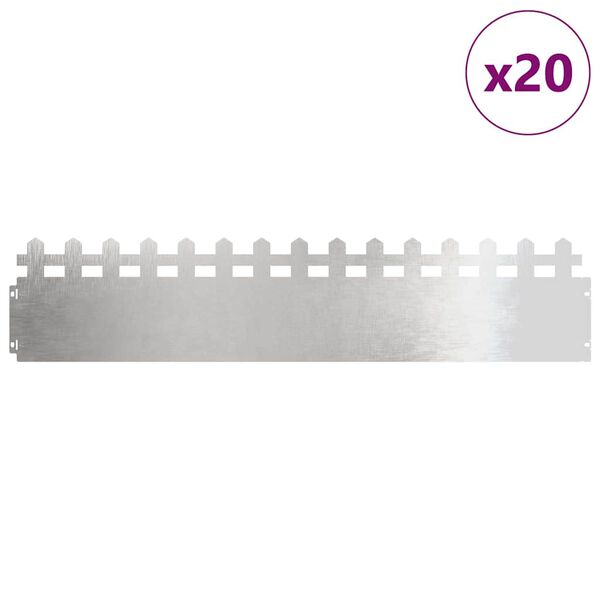 vidaXL &Pi;&epsilon;&rho;&iota;&gamma;&rho;ά&mu;&mu;&alpha;&tau;&alpha; &gamma;&kappa;&alpha;&zeta;ό&nu; 20 pcs &Alpha;&sigma;&eta;&mu;ί 103 x 0,05 x 22 &epsilon;&kappa;