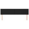 vidaXL Κεφαλάρια Κρεβατιού 2 τεμ. Μαύρο 100x5x78/88 εκ.Συνθετικό Δέρμα