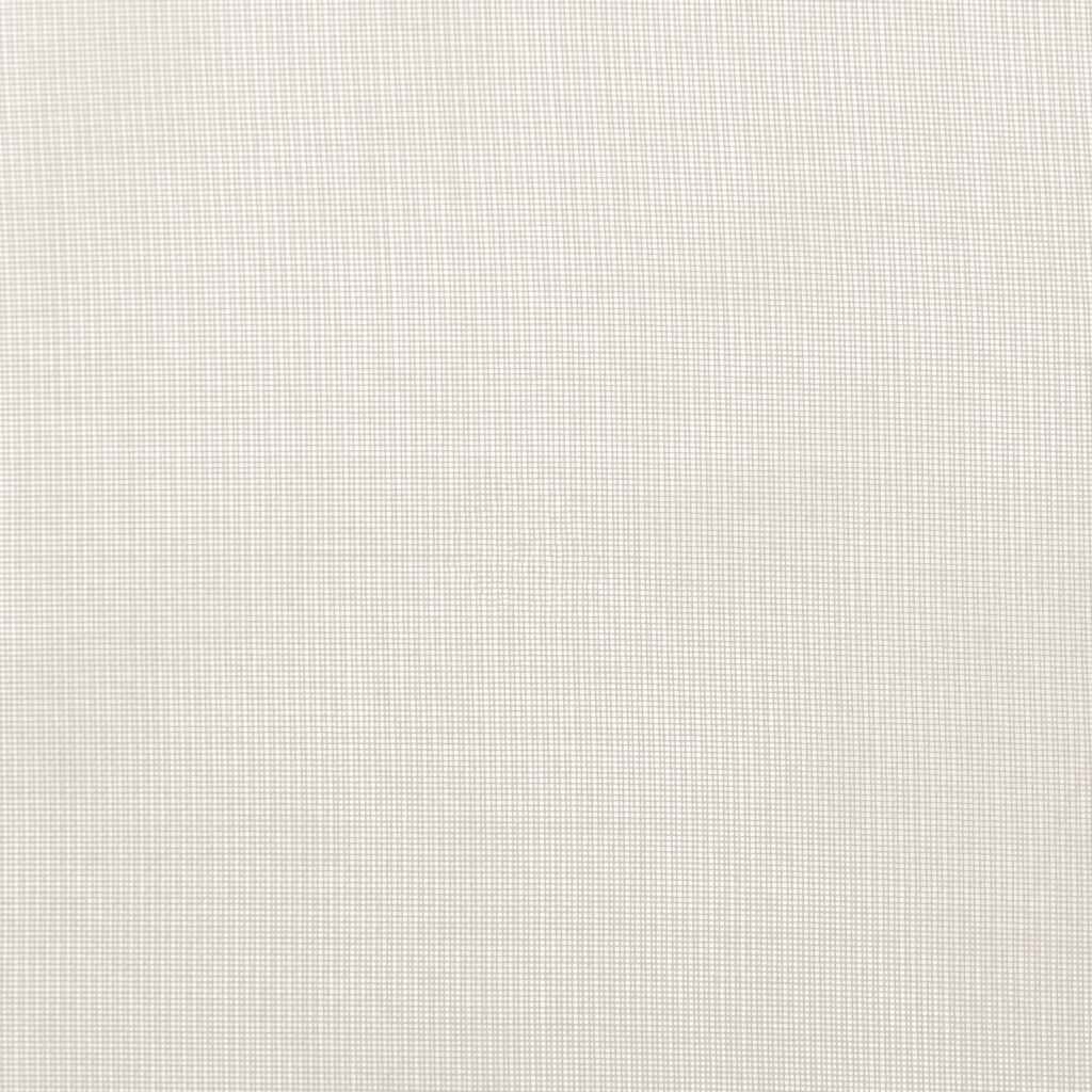 vidaXL Κουρτίνες Voile με ροδέλες 2 τεμάχια Κρεμ 140x300 εκ.