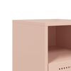vidaXL Κομοδίνα 2 τεμ. Ροζ 36x39x60,5 εκ. από Χάλυβα