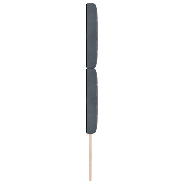 vidaXL Κεφαλάρι Γκρι 80 cm Βελούδο