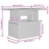 vidaXL Σετ Καναπέ Κήπου 6 pcs Μπεζ συνθετικό ρατάν