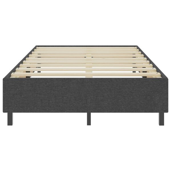 vidaXL Πλαίσιο Κρεβατιού Boxspring Γκρι 120 x 200 εκ. Υφασμάτινο