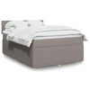 vidaXL &Kappa;&rho;&epsilon;&beta;ά&tau;&iota; Boxspring &mu;&epsilon; &Sigma;&tau;&rho;ώ&mu;&alpha; Taupe 160x200 &epsilon;&kappa;. &Upsilon;&phi;&alpha;&sigma;&mu;ά&tau;&iota;&nu;&omicron;