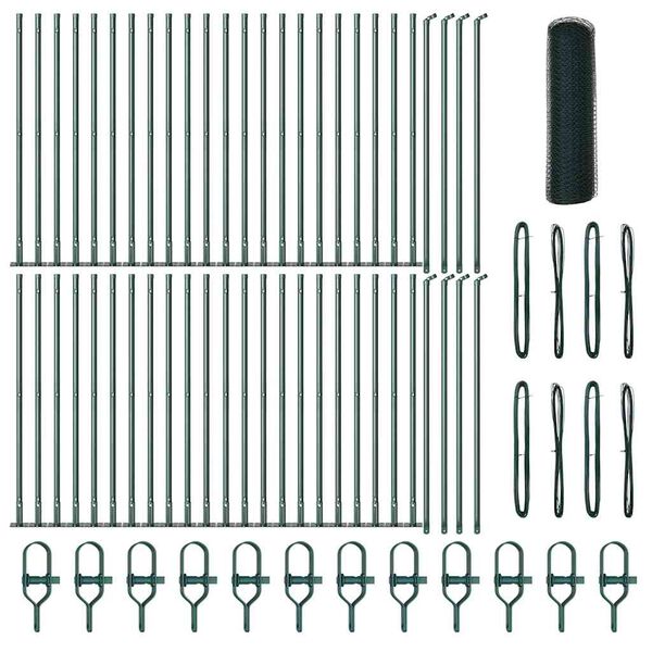 vidaXL &Sigma;&tau;ύ&lambda;&omicron;&sigmaf; &Pi;&epsilon;&rho;&iota;&phi;&rho;ά&xi;&epsilon;&omega;&nu; &Pi;&rho;ά&sigma;&iota;&nu;&omicron; 100 x 0,6 &mu; (13 mm &pi;&lambda;έ&xi;&eta;)