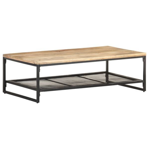 vidaXL Τραπεζάκι Σαλονιού 110 x 60 x 35 εκ. από Μασίφ Ξύλο Μάνγκο