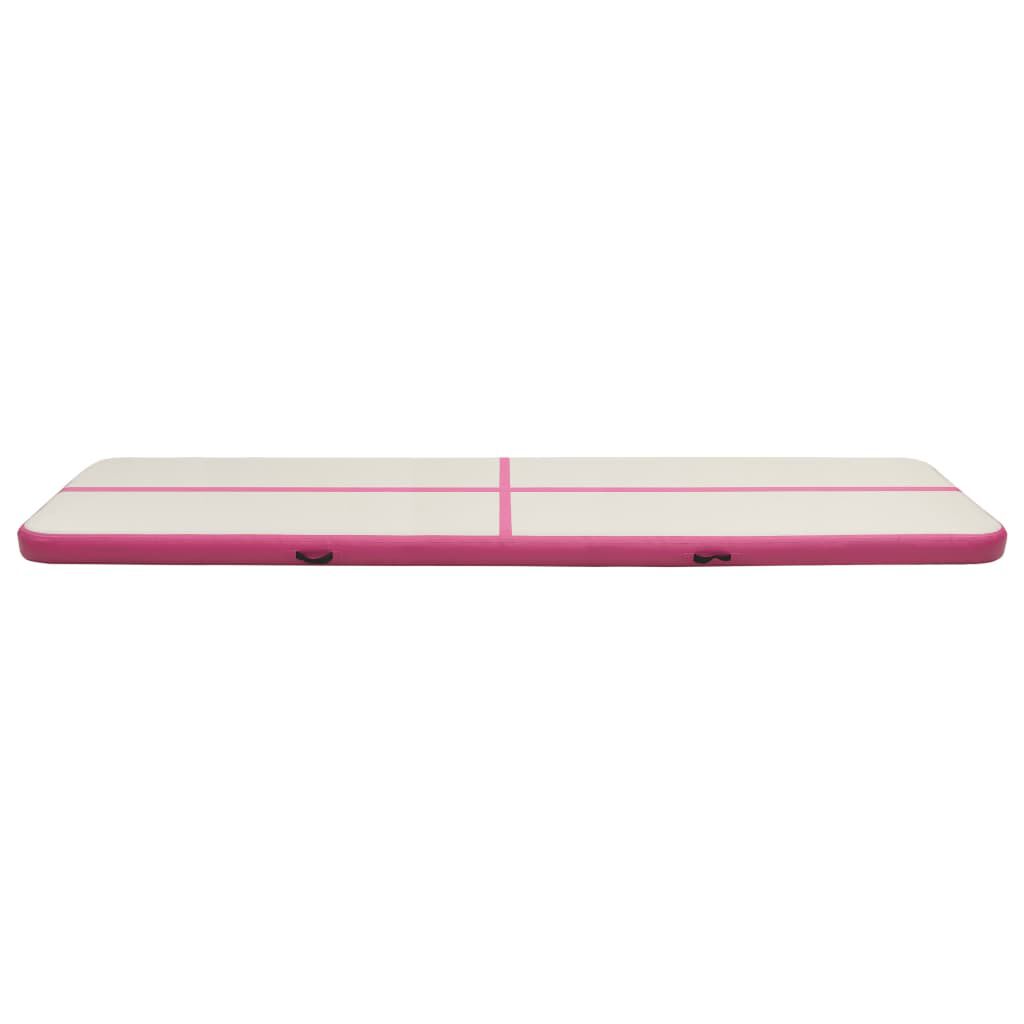vidaXL Στρώμα Ενόργανης Φουσκωτό Ροζ 700 x 100 x 20 εκ. PVC με Τρόμπα