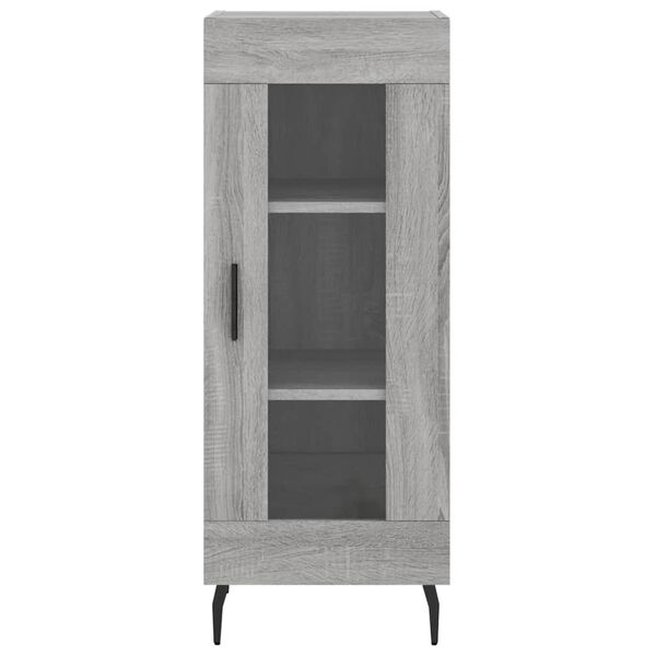 vidaXL Ντουλάπι Γκρι Sonoma 34,5x34x90 εκ. από Επεξεργασμένο Ξύλο