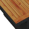 vidaXL Σετ Καναπέ Κήπου 11 pcs Μαύρο και κρεμ 100 x 55 x 73 εκ