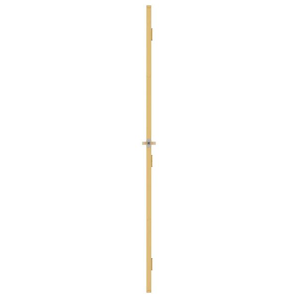 vidaXL Εσωτερική Πόρτα Χρυσή 76 x 201,5 εκ. Ψημένο Γυαλί & Αλουμίνιο
