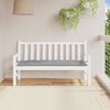 vidaXL Μαξιλάρι Πάγκου Κήπου Γκρι 150x50x7 εκ. Ύφασμα Oxford