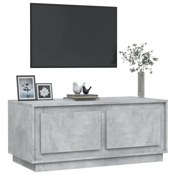 vidaXL Τραπεζάκι Σαλονιού Γκρι Σκυρ. 102x50x44 εκ. Επεξεργασμένο Ξύλο
