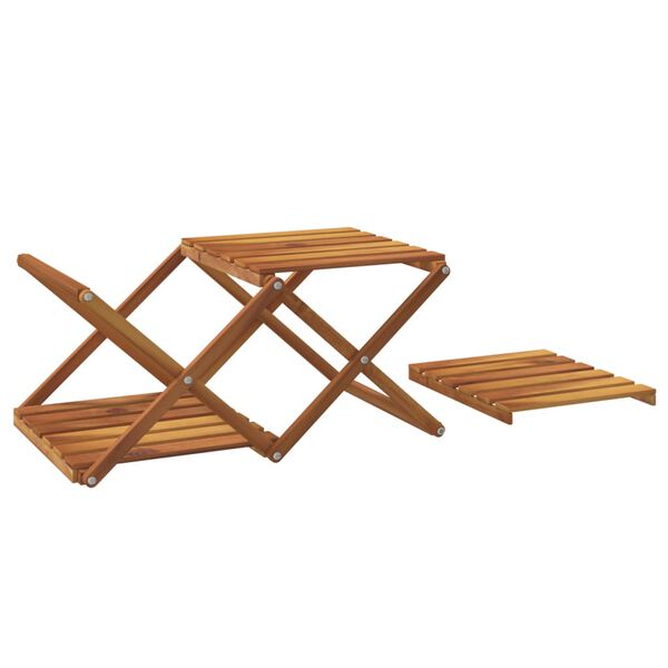 vidaXL Ραφιέρα με 3 Επίπεδα Καφέ 43x31x63 εκ. από Μασίφ Ξύλο Ακακίας
