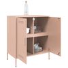 vidaXL Ντουλάπι Ροζ 68x39x79 εκ. από Ατσάλι