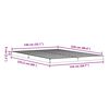 vidaXL Κρεβάτι δαπέδου Λευκό 140 x 220 cm Μασίφ ξύλο πεύκου