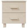 vidaXL Κομοδίνο HAMAR Καφέ Μελί 40 x 35 x 44,5 εκ. Μασίφ Ξύλο Πεύκου