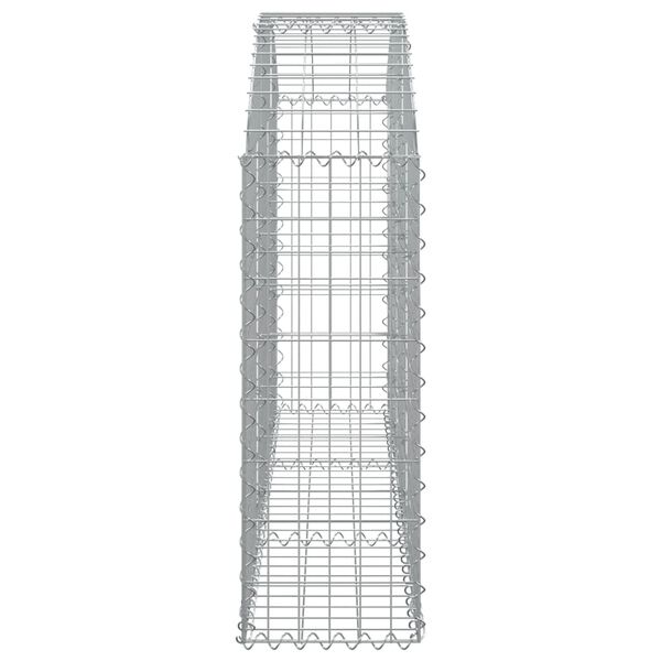 vidaXL Συρματοκιβώτιο Τοξωτό 150x30x80/100εκ. από Γαλβανισμένο Χάλυβα