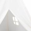 vidaXL Σκηνίτσα Teepee Λευκό 120 x 120 x 150 cm Ύφασμα και Πλαστικό