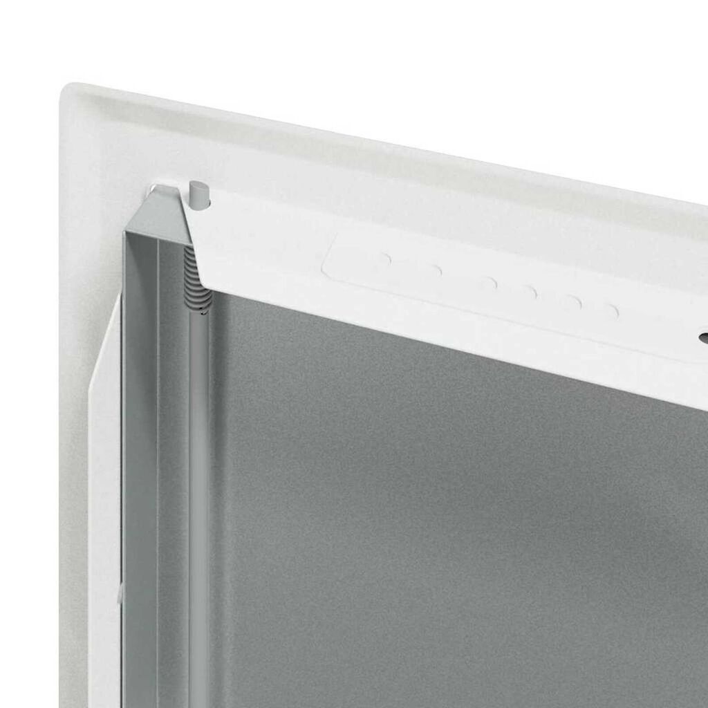vidaXL Πάνελ Πρόσβασης 2 pcs Λευκό 20 x 20 cm Ατσάλι