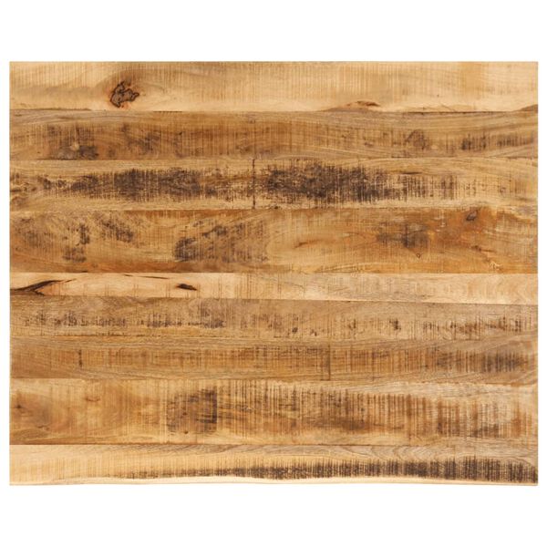 vidaXL Επιφάνεια Τραπεζιού 100x80x2,5 εκ. Live Edge Μασίφ Ξύλο Μάνγκο