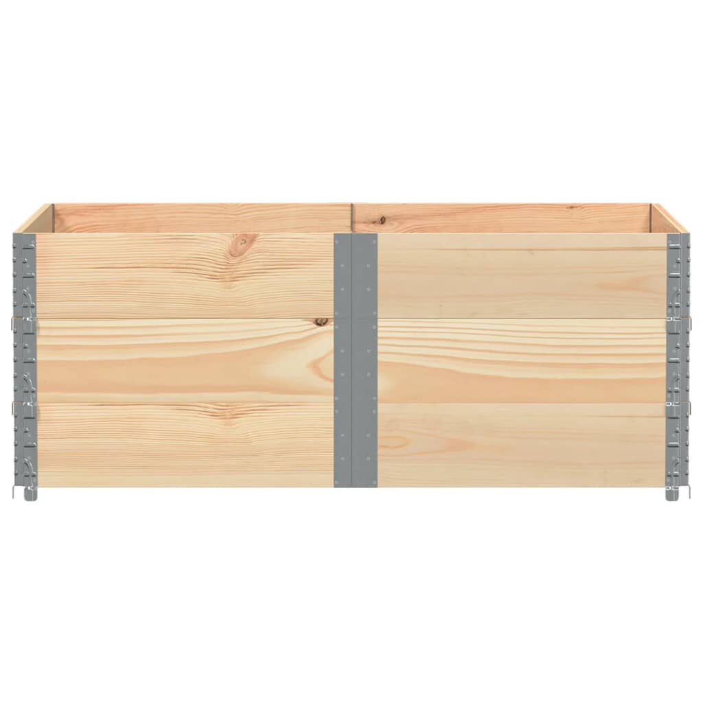 vidaXL Κολάρα Παλέτας 3 τεμ. 150x100 εκ. από Μασίφ Ξύλο Πεύκου